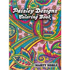 Paisley Designs Coloring Book (Dover Design Coloring Books) by Marty Noble
