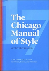 The Chicago Manual of Style, 17th Edition