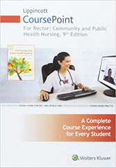 Lippincott CoursePoint for Rector: Community and Public Health Nursing (CoursePoint for BSN)
