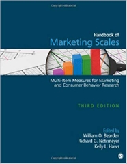 Handbook of Marketing Scales: Multi-Item Measures for Marketing and Consumer Behavior Research (Association for Consumer Research)