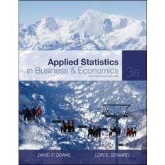 Applied Statistics in Business and Economics 3rd edition