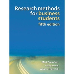 Research Methods for Business Students, 5th edition by Mark N.K. Saunders