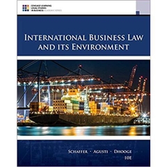 International Business Law and Its Environment (MindTap Course List) 10th Edition