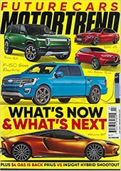 motor trend magazine July 2019 **+free gift** (Future Cars)