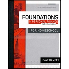 Foundations in Personal Finance Workbook High School Edition For Homeschool by Dave Ramsey Financial Peace Univeristy