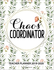 Teacher Planner 2019-2020 - Chaos Coordinator: Teacher Planner 2019-2020 - Academic Year Lesson Plan and Record Book