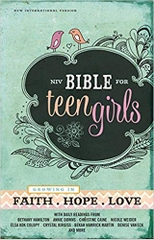 NIV, Bible for Teen Girls, Hardcover: Growing in Faith, Hope, and Love