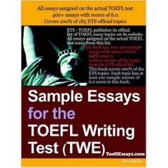 Sample Essays for the TOEFL Writing Test