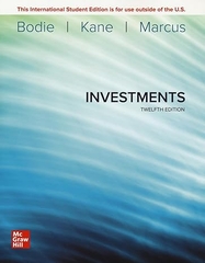 Investments 12th Edition by Zvi Bodie, Alex Kane, Alan Marcus