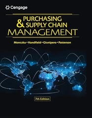 Purchasing and Supply Chain Management 7th Edition