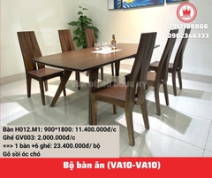 Bàn ăn gỗ Sồi Nga H012