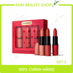 Bộ 3 son MAC fullsize Three Cheers! Lipstick Trio