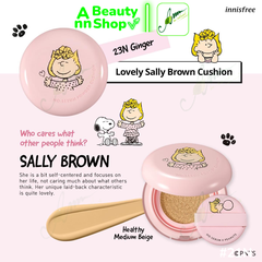 Phấn nước Kiềm Dầu Innisfree x Peanuts No Sebum Powder Cushion 14g