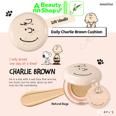 Phấn nước Kiềm Dầu Innisfree x Peanuts No Sebum Powder Cushion 14g