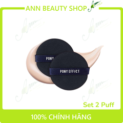 Set 2 Bông Đánh Cushion Pony Effect Smooth Dough Puff