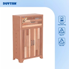 TỦ GIÀY SUKI 1 NGĂN DUY TÂN - NÂU GỖ