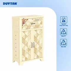 TỦ GIÀY SUKI 1 NGĂN DUY TÂN - KEM GỖ