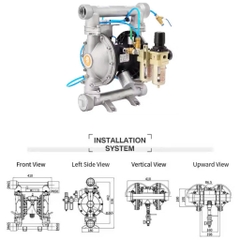 Bơm màng bột GODO QBF Powder