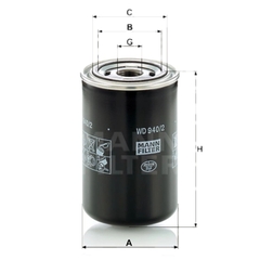 Lọc dầu Mann Filter Wd940/2