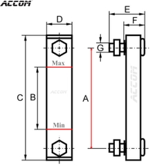 Thước thăm dầu máy nén khí ACCOM-OIL LEVEL GAUGE