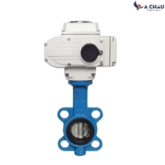 Van bướm điều khiển điện thân gang gioăng cao su EPDM