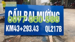 Biển báo số 439 - Tên cầu