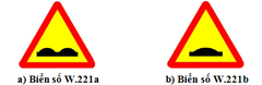 Biển số W.221 (a,b)