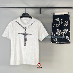 Áo Thể Thao Fechen Màu Xám -  Fechen Cross Jesus Grey Set - FECHEN1