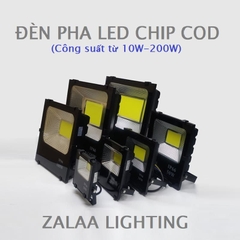 Đèn Pha LED Chip COB Chiếu Sáng Ngoài Trời Công Suất Từ 10W đến 200W