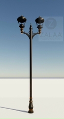 Cột đèn trang trí cảnh quan thiết kế theo Concept dự án cao 3-5m