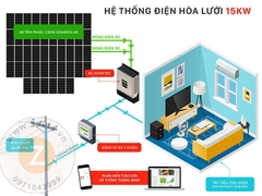 Hệ thống điện năng lượng mặt trời gia đình công suất 30kw