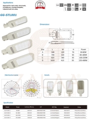 Đèn Đường LED OEM Philips, Meanwell Mã sản phẩm GG-STL001