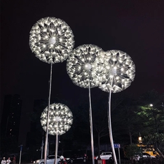 Cột Đèn LED ZALAA Kiểu Dáng Bông Hoa Bồ Công Anh ZCSV-Dandelion