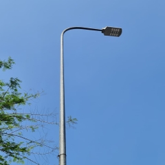 Cột Đèn Cao Áp Liền Cần Đơn cao từ 6m đến 11m chiếu sáng đường phố