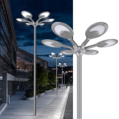 Đầu Đèn LED Sân Vườn Năng Lượng Mặt Trời ZALAA Solar Garden Cho cột cao 6-10m Chiếu sáng đường phố Smart City