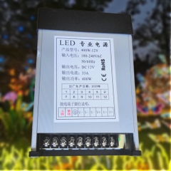 LED Driver 12V-400W-IP44 | Bộ Nguồn Đèn LED Vườn Ánh Sáng / Light Garden