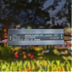 LED Driver 12V 400W IP67 |Bộ Nguồn Đèn LED Vườn Ánh Sáng / Light Garden