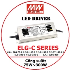 Nguồn Đèn LED Driver Meanwell ELG-C