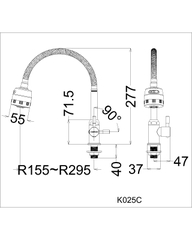 Vòi Bếp Lạnh CAESAR K025C Gắn Chậu