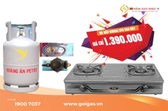 Bộ bình bếp gas đôi Rinnai RV370