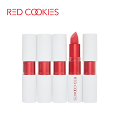 Son thỏi lì lên màu chuẩn lâu trôi RED COOKIES Marshmallow Powder Lipstick không gây khô môi 3.5g