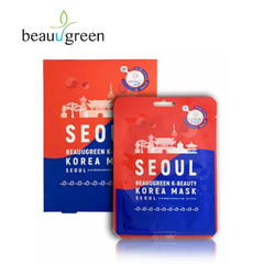 Mặt nạ K-beauty Korea Green Mask Seoul giúp tăng độ đàn hồi cho da