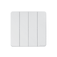 Bộ công tắc bốn 2 chiều 10A màu trắng K3 Simon (571042)