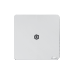 Bộ ổ cắm tivi đơn chuẩn F màu trắng K3 Simon (575114)