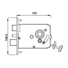 Khóa điện tử Hafele EL8000- 912.05.359, thẻ từ