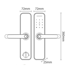 Khóa vân tay chống nước Kassler KL-696 Green bronze app wifi