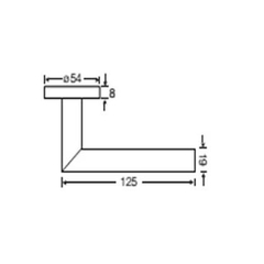 Tay nắm gạt Yale YTL060 US32D dòng Essential, inox rỗng