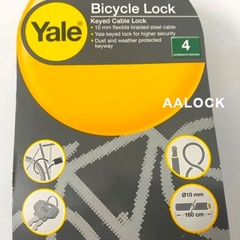Khóa xe đạp Yale YCL1/10/160/1- khóa dây cao cấp cáp dài 160 cm