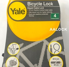 Khóa xe đạp Yale YCL1/10/80/1- khóa dây cao cấp cáp dài 80 cm