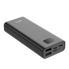 Pin dự phòng 10.000mAh HOCO J46 Black/Red/Gray Chính hãng (LCD, USB 2.0A, Polymer A+)